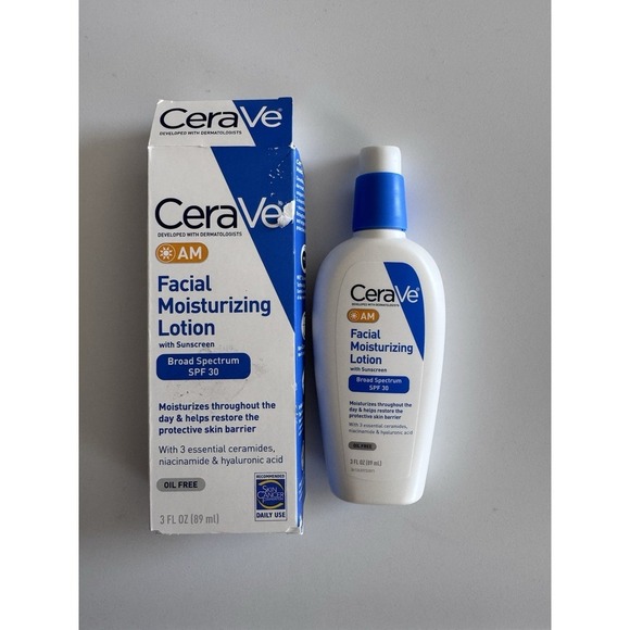 Other - CeraVe AM Facial Moisturizing Lotion with Sunscreen SPF 30 Oil-Free 3fl.oz *NEW*